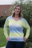 PRETTY  TIE DYE LIGHTWEIGHT TOP IN TWO BRIGHT COLOURS