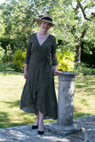 ANIMAL WRAP DRESS
