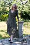 ANIMAL WRAP DRESS