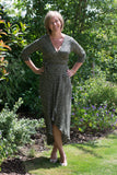 ANIMAL WRAP DRESS