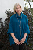 SIDE BUTTON PONCHO
