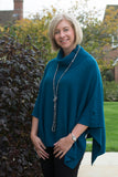 SIDE BUTTON PONCHO