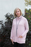POLO NECK JUMPER WITH 2 FRONT POCKETS