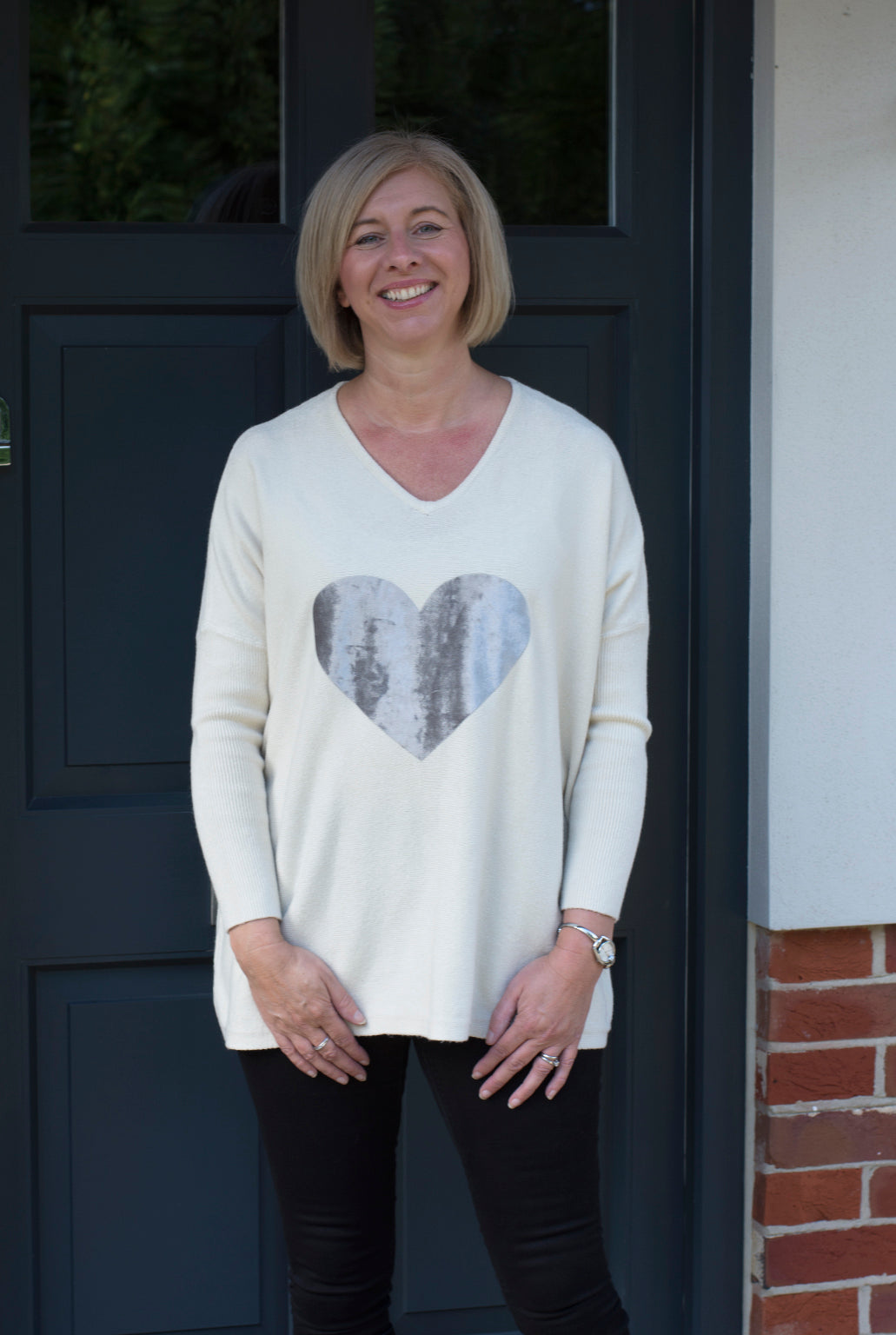 VELVET HEART JUMPER