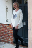 VELVET HEART JUMPER