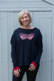 DOUBLE HEART JUMPER