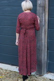 ANIMAL WRAP DRESS